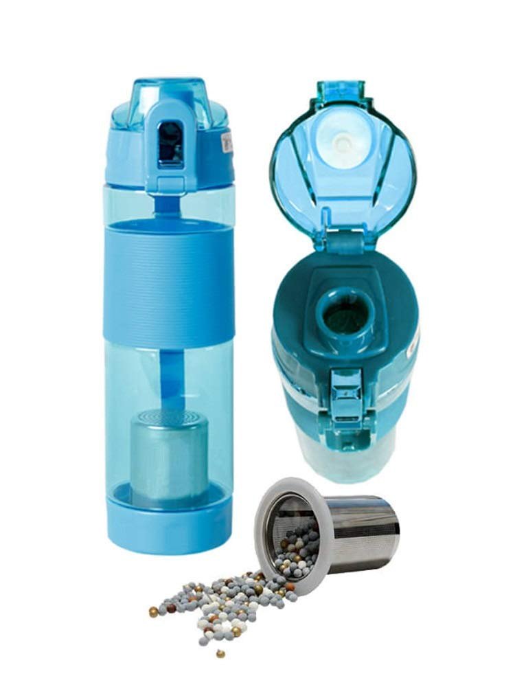 Alkaline Water Bottle, 650ml Hydrogen Alkaline Balls for Weight Loss