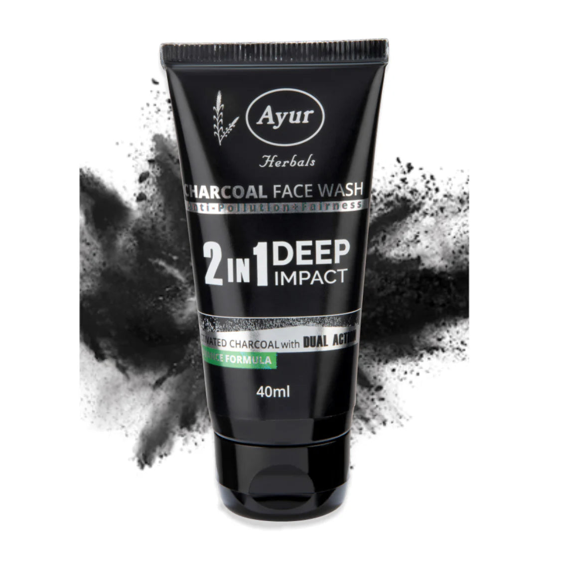 Ayur Herbals Charcoal Face Wash, 40ml
