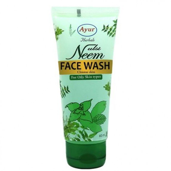 Ayur Herbals Neem & Tulsi Face Wash, 60ml