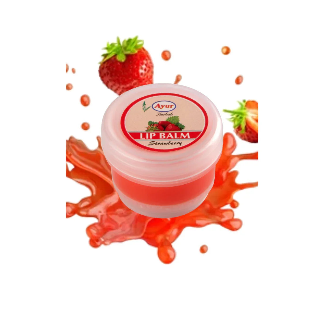 Strawberry Lip Balm, 5g - Pack of 5
